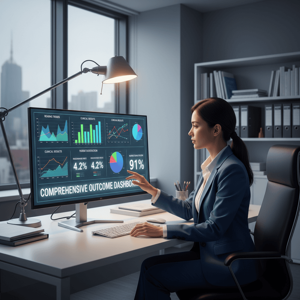 Clinical outcomes reporting dashboard